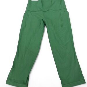 Athleta  Green leggings Size Small Salutation Stash Capri